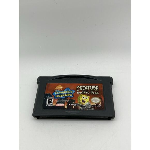 SpongeBob SquarePants: Creature from the Krusty Krab (2006) GBA Tested Working - Picture 2 of 5